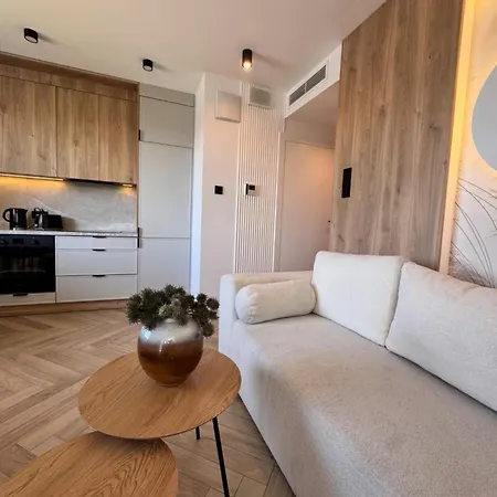 アパート Family & Business Premium - 2 Bedroom With Private Jacuzzi, Balcony, Parking ワルシャワ